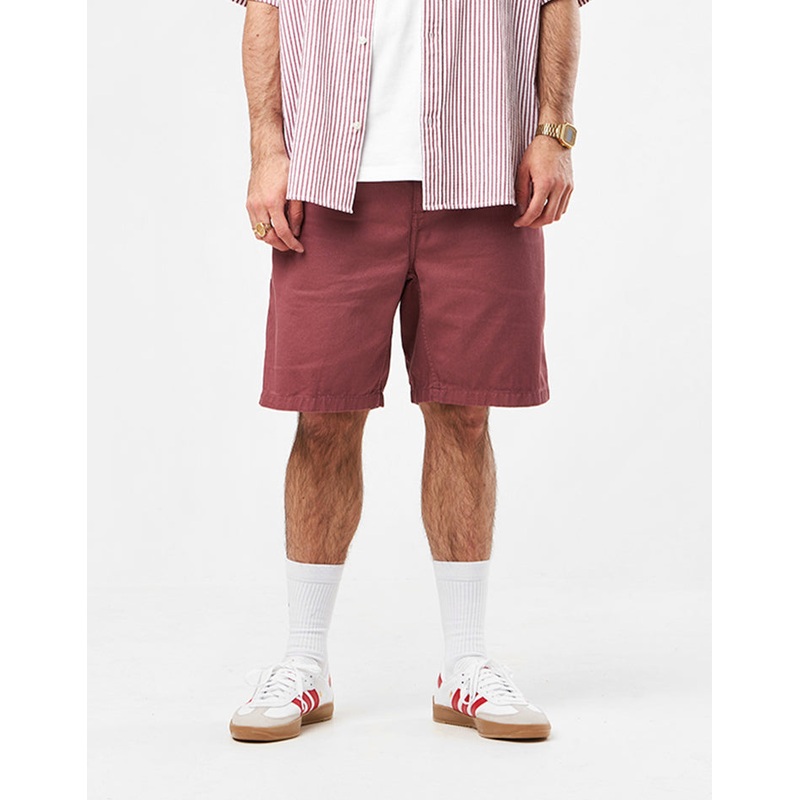 Carhartt WIP Flint Shorts – Dusky Pink (Garment Dyed)