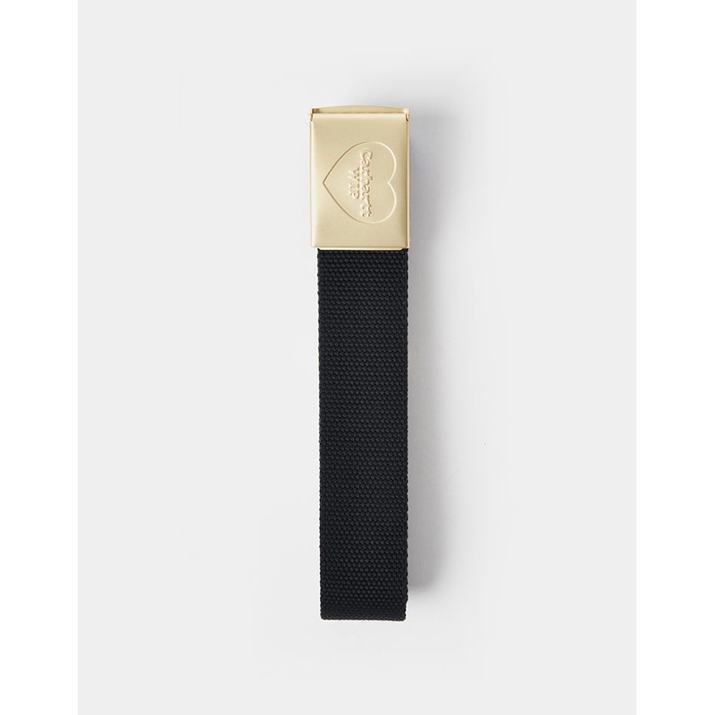Carhartt WIP Heart Clip Web Belt – Black/Gold