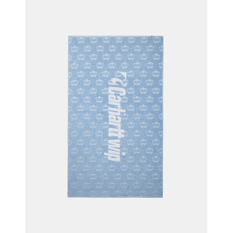 Carhartt WIP Heart Train Sport Towel Big – Bluebird/White