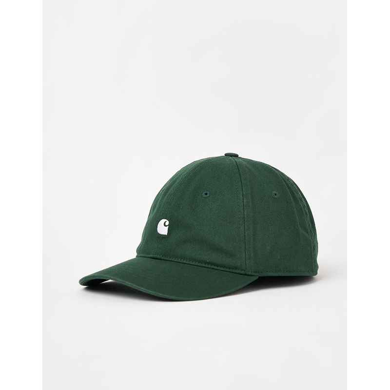 Carhartt WIP Madison Logo Cap – Conifer/White