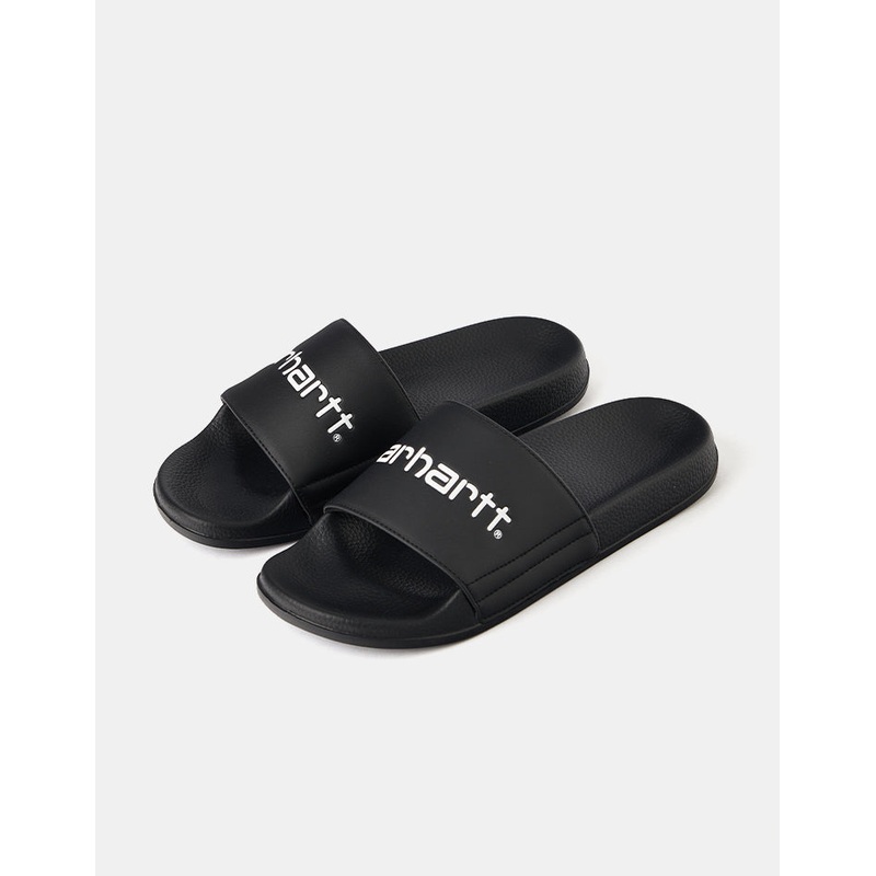 Carhartt WIP Script Slides – Black/White
