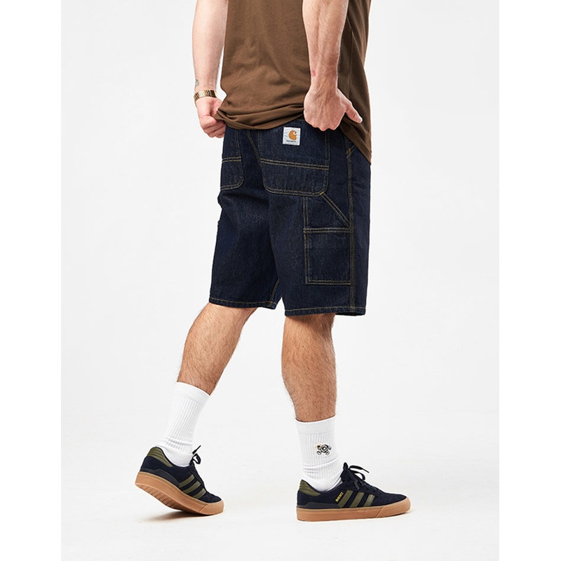 Carhartt WIP Single Knee Shorts – Blue (Rinsed)