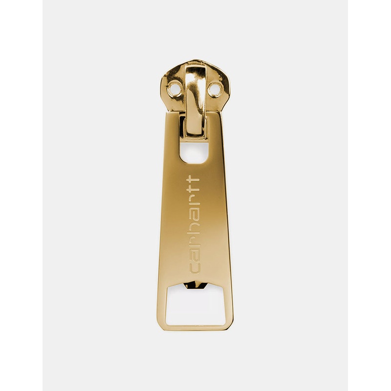 Carhartt WIP Zip Bottle Opener – Gold