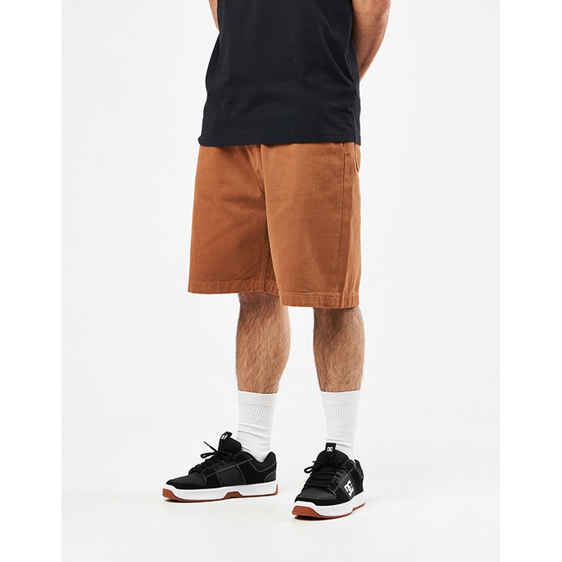 DC Worker Baggy Denim Shorts – Chipmunk Overdye