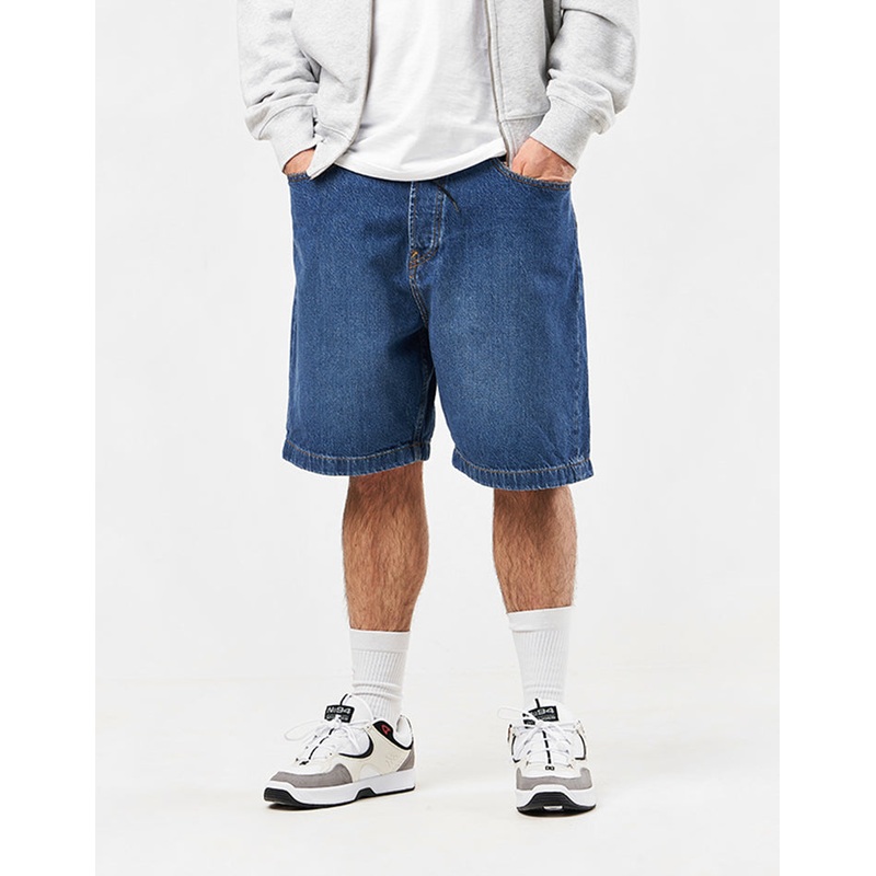 DC Worker Baggy Denim Shorts – Stone Indigo
