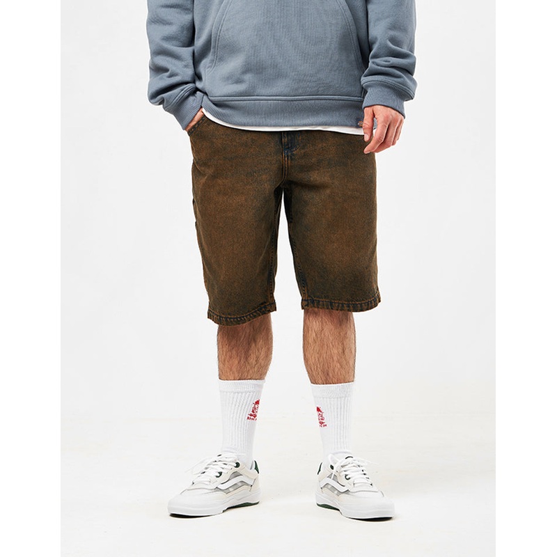 Dickies Garyville Denim Shorts – Indigo Brown Tinted
