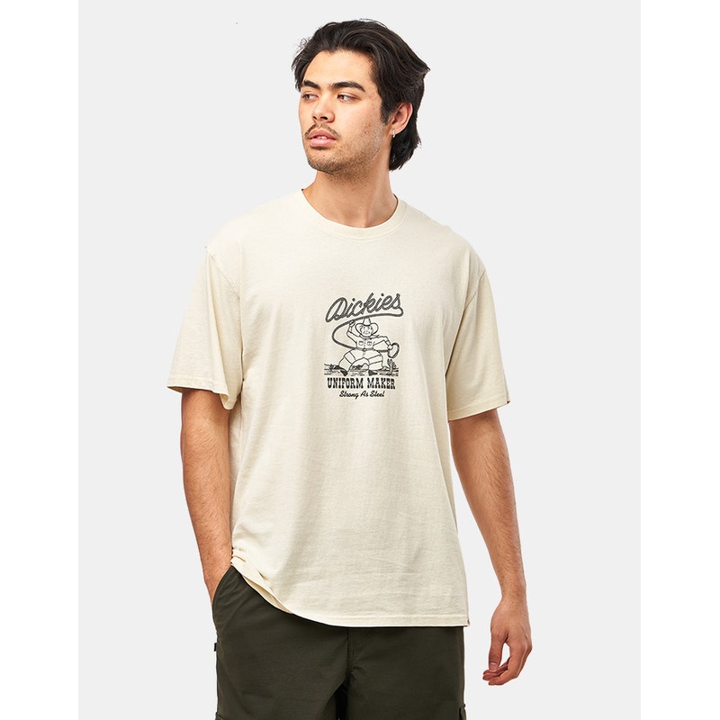Dickies Rope Center Logo T-Shirt – Whitecap Gray