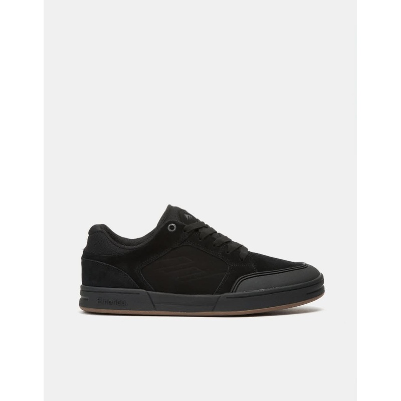 Emerica Heritic Skate Shoes – Black/Black