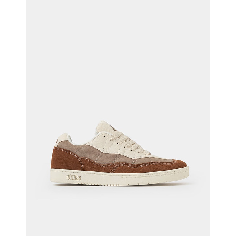 Etnies Snake Skate Shoes – Tan/Brown/Grey