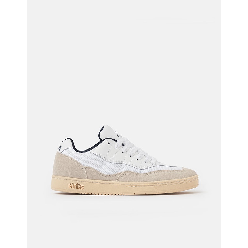 Etnies Snake Skate Shoes – White/Navy