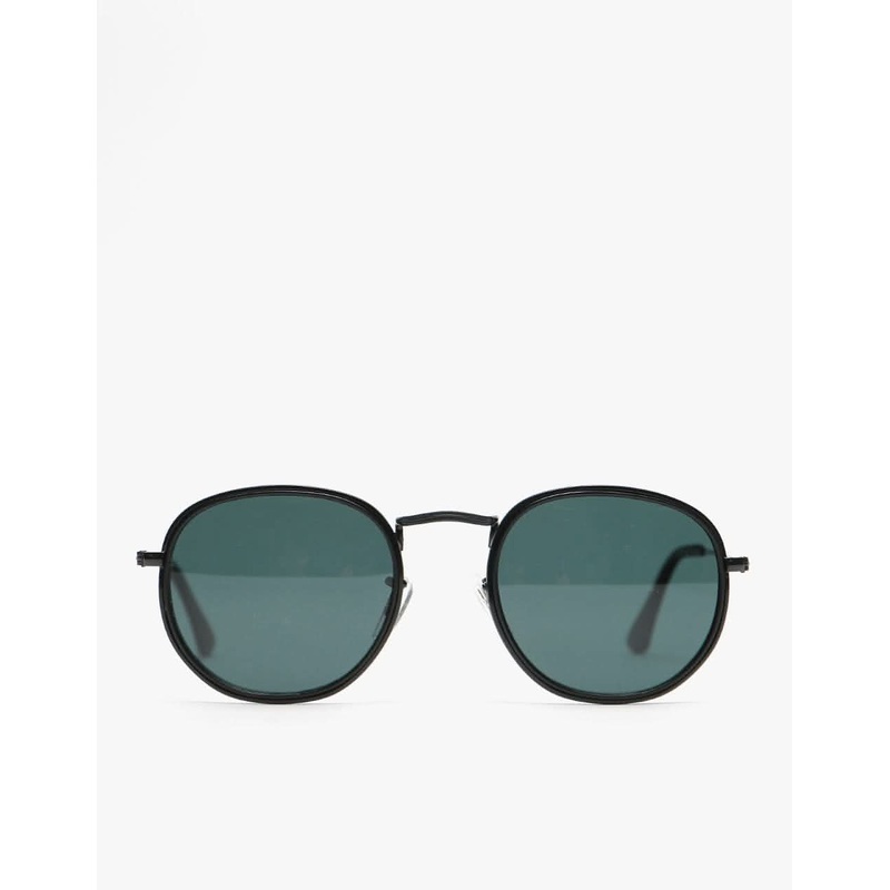 Glassy Sunhater Hudson Polarized Sunglasses – Matte Black