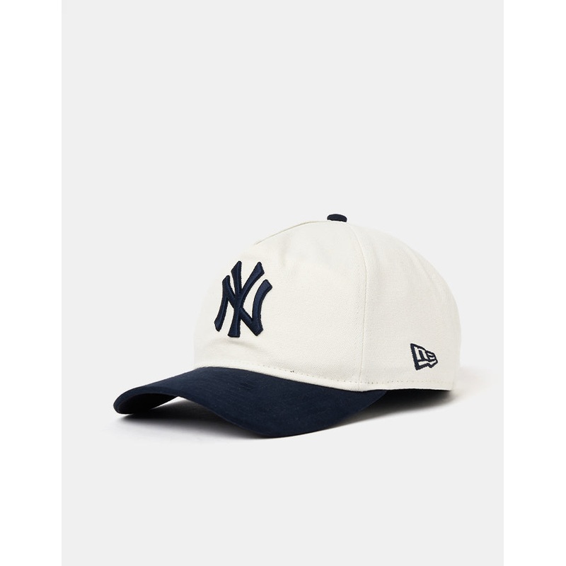 New Era New York Yankees Script PC Golfer Snapback Cap – Ivory/Navy