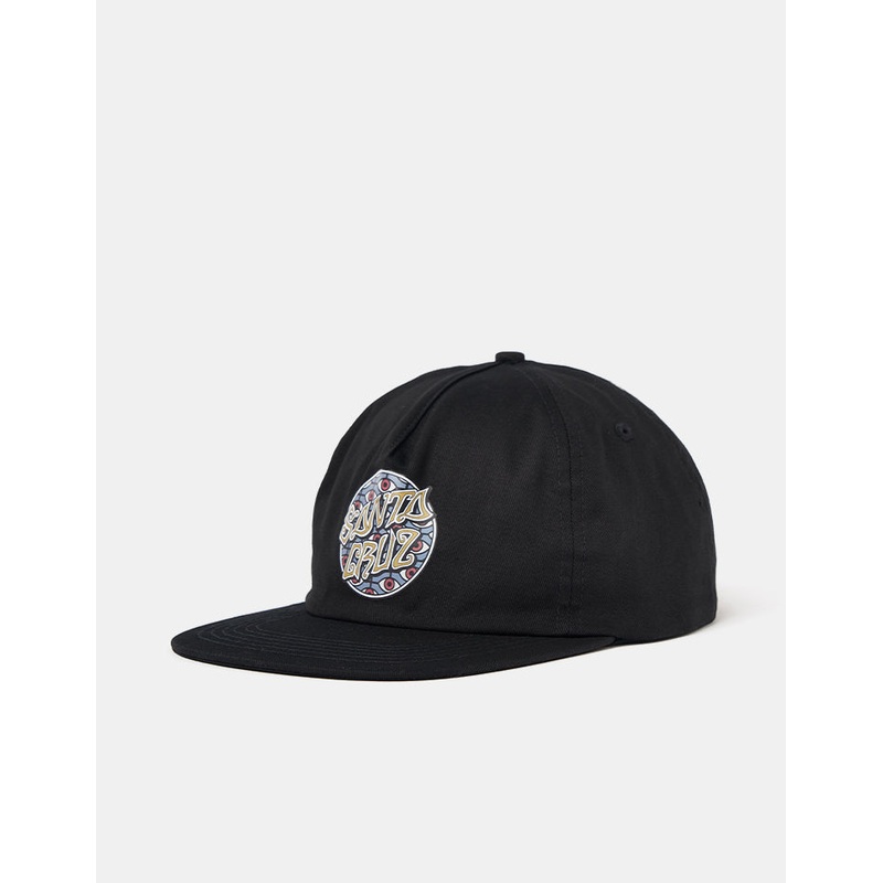 Santa Cruz Salba Eyes Dot Snapback Cap – Black
