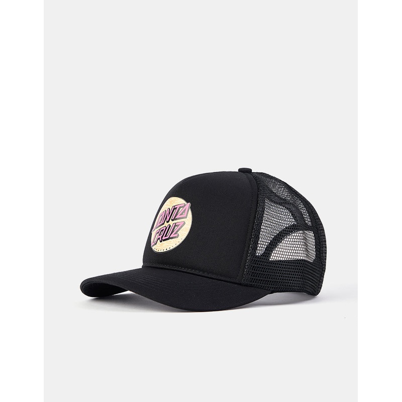 Santa Cruz Wagon Dot Mesh Snapback Cap – Black