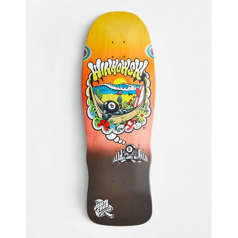 Santa Cruz Winkowski 8Ballr Day Dream Shaped Skateboard Deck – 10.35″