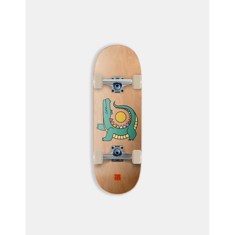 Tricks Crocodile Mini Complete Skateboard – 7.87″ x 24.21″