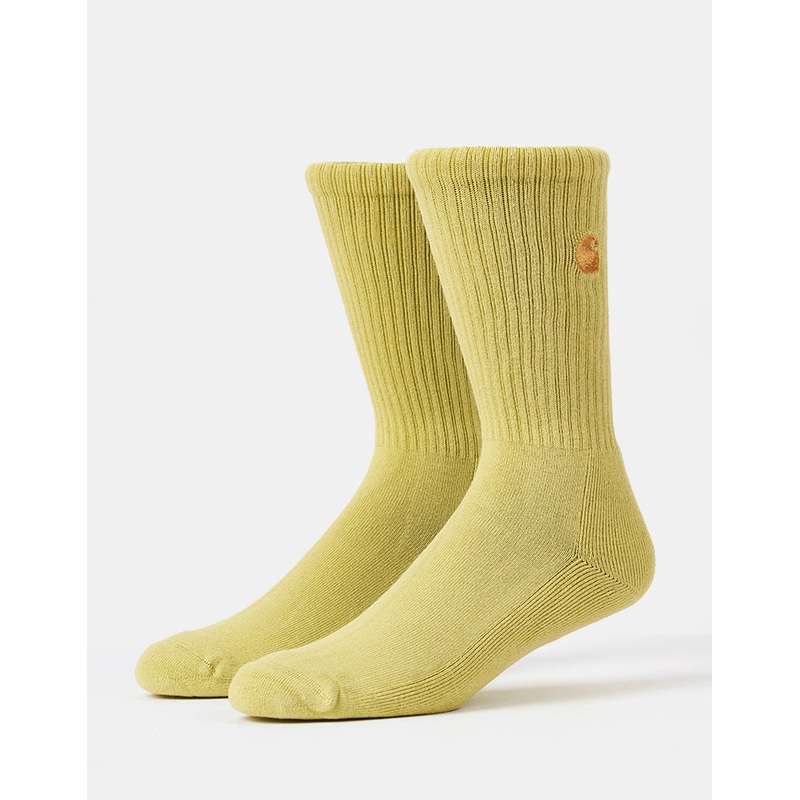 Carhartt WIP Chase Crew Socks – Fandoghi/Gold