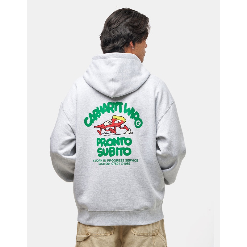 Carhartt WIP Pronto Hooded Sweat Jacket – Ash Heather