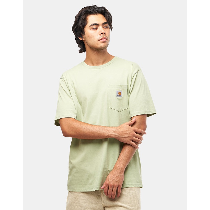 Carhartt WIP S/S Pocket T-Shirt – Pale Olive