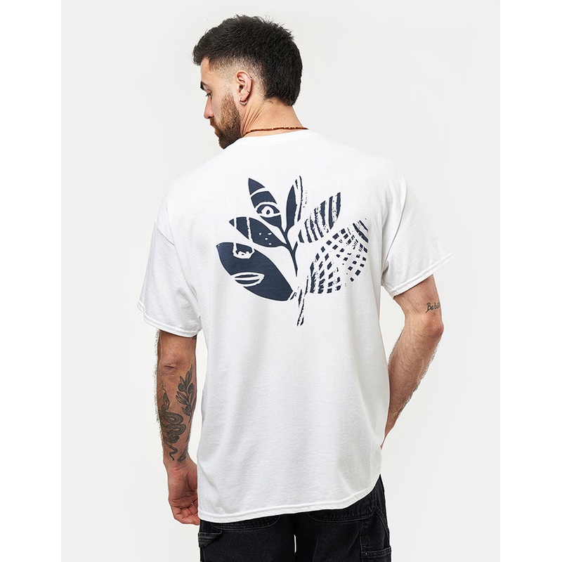 Magenta Femme T-Shirt – White