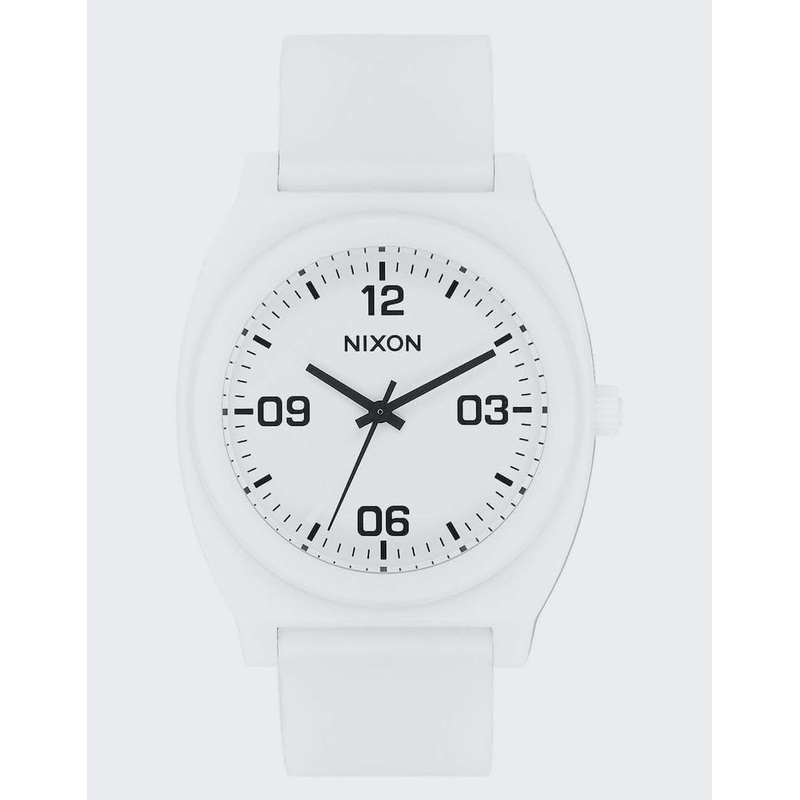 Nixon Time Teller P Corp Watch – Matte White/Black