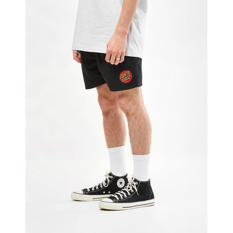 Santa Cruz Classic Dot Swimshorts – Black