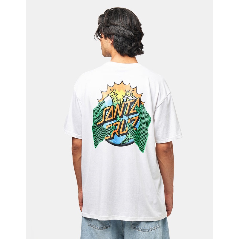 Santa Cruz Kendall End Of The Dot T-Shirt – White
