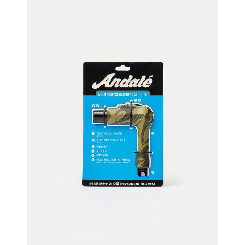 Andal Multi Purpose Ratchet Skate Tool – Camo