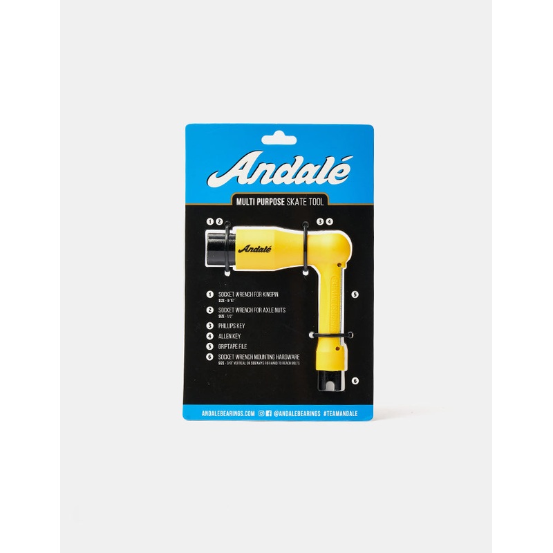 Andal Multi Purpose Skate Tool – Yellow