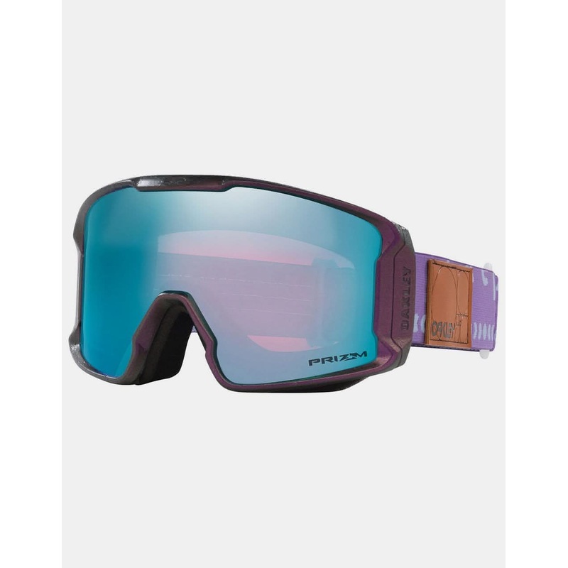 Oakley Line Miner M Snowboard Goggles – Fraktel Lilac/Prizm Sapphire Iridium