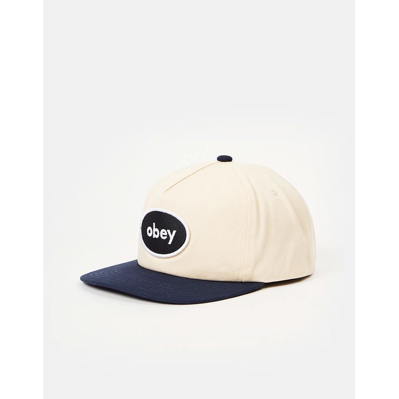 Obey Dom Snapback Cap – Unbleached Multi
