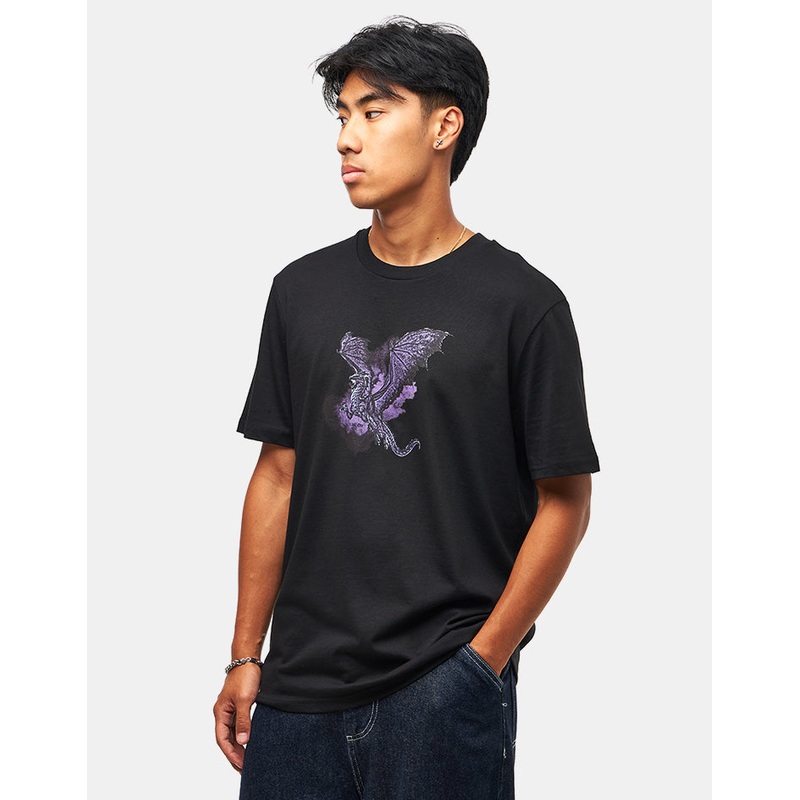 Route One Drago Organic T-Shirt – Black