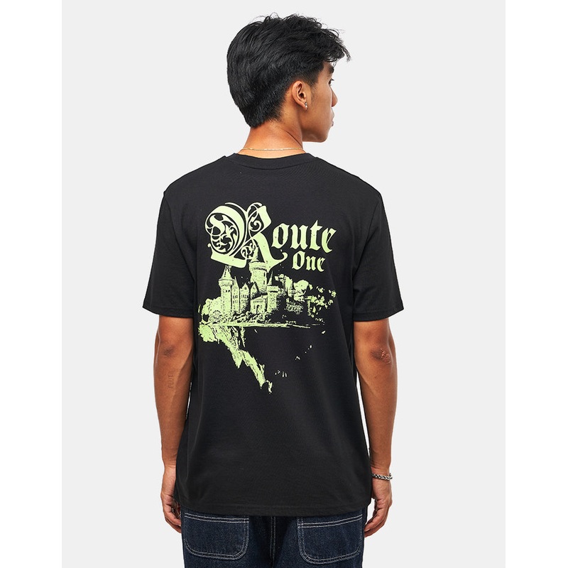 Route One Fortress Organic T-Shirt – Black