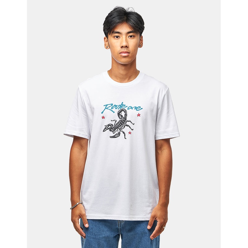 Route One Scorpion Organic T-Shirt – White