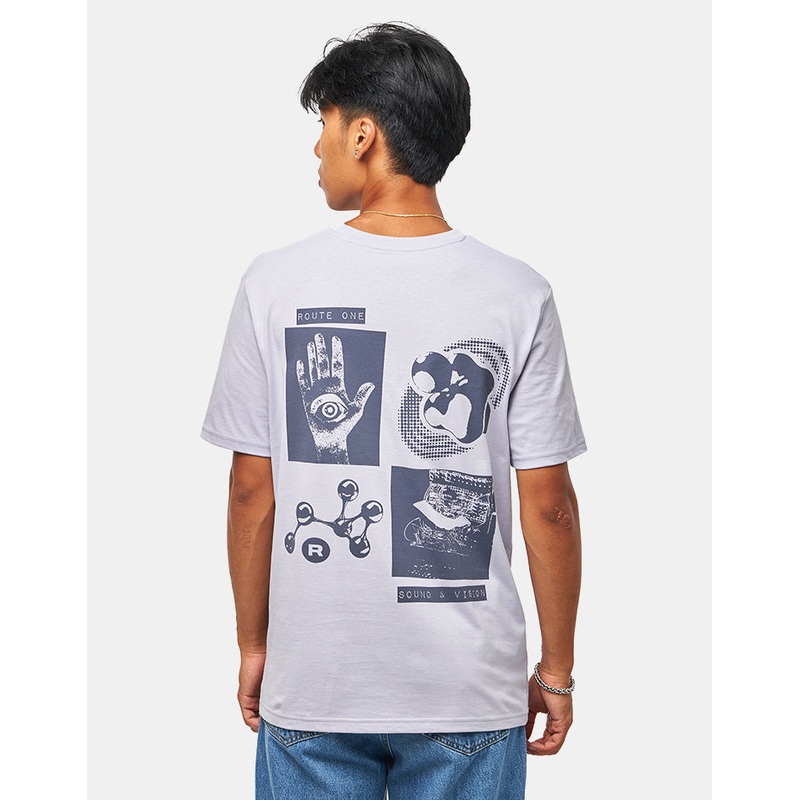 Route One Sound & Vision Organic T-Shirt – Lavender