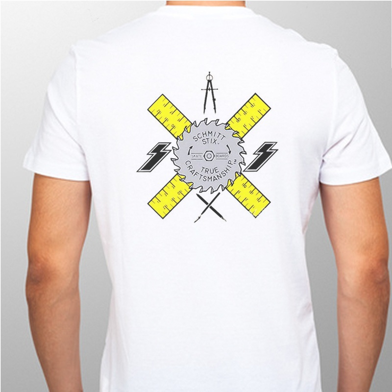 SCHMITT STIX White T-Shirt – White