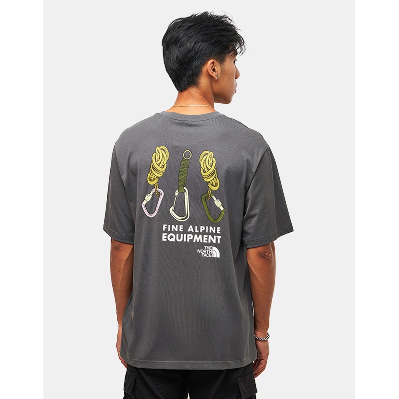 The North Face Explore Gear Relaxed T-Shirt – Anthracite Grey