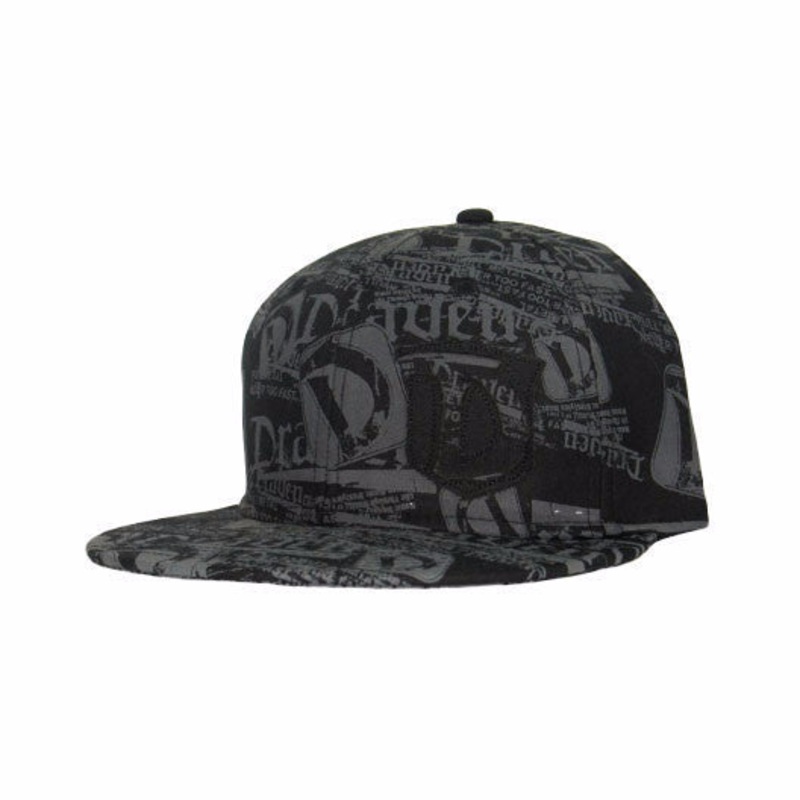 Draven All Over Draven Hat – Black/Charcoal