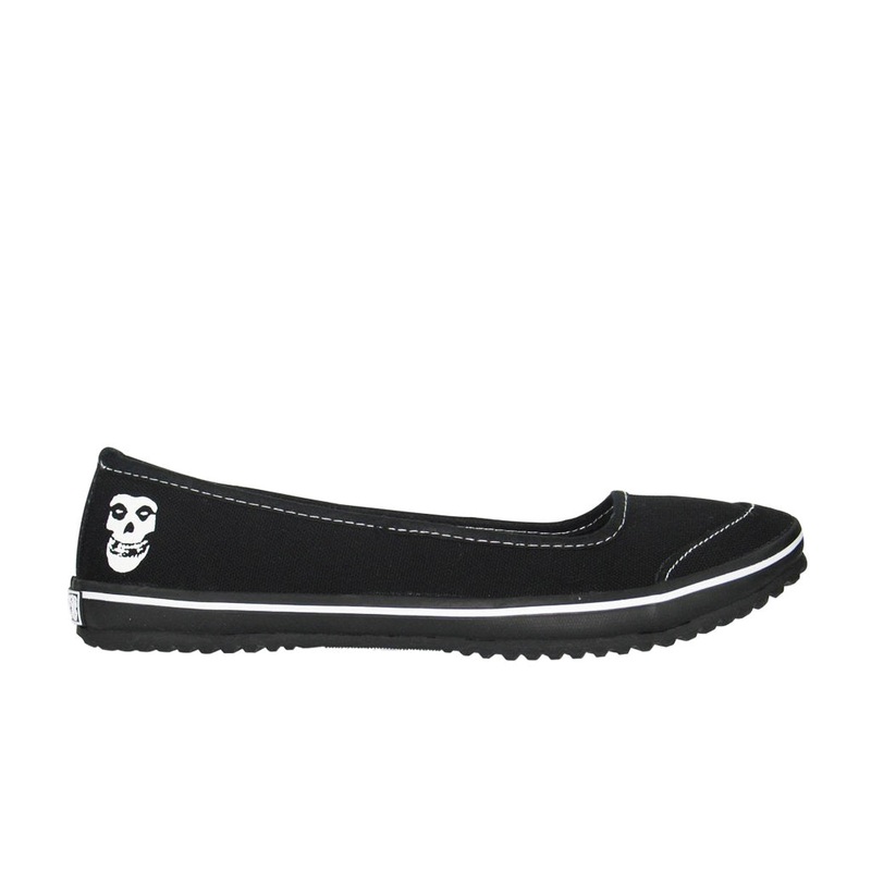 Draven Misfits Ghoul Black/White Flats Women’s Shoes
