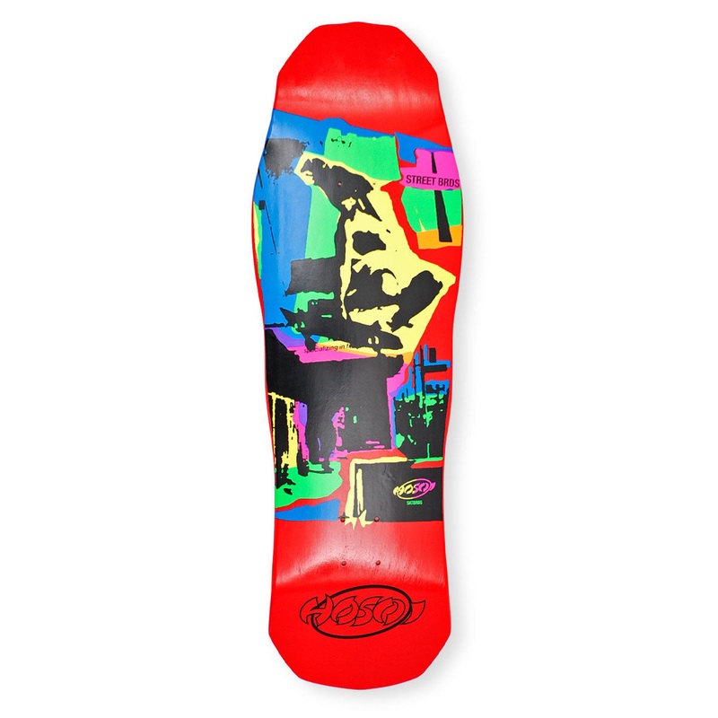 Hosoi Skateboards Pop Art 87 Deck (Large)  10″x32.75″