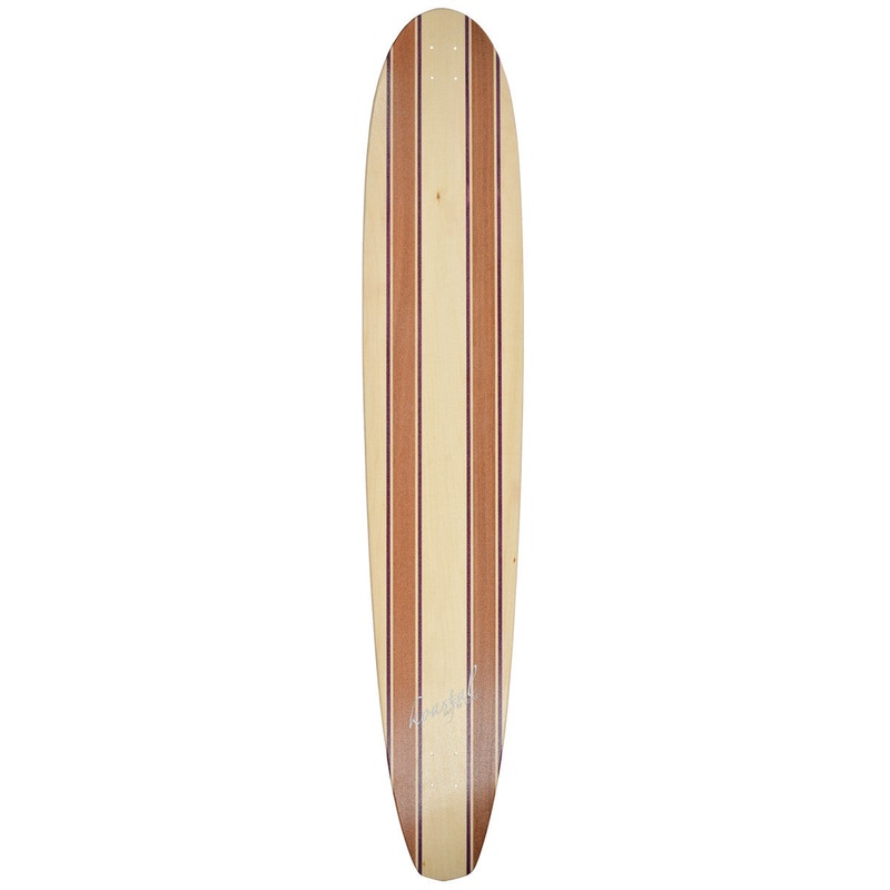 Koastal Drifter-1 Mahogany/Aspen/Purple Heart 60″ Longboard Cruising Skateboard Deck