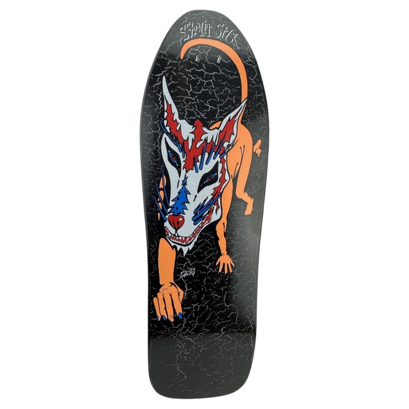 CRACKLE Schmitt Stix Chris Miller Dog Large Limited Deck- 10″x31.875″  WB 15.5″