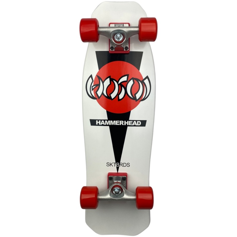 Hosoi Skateboards Hammerhead Mini Cruiser Complete White  8.5″ x 28″