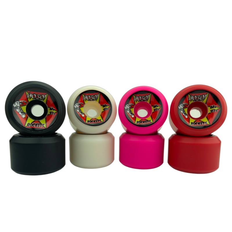 Hosoi Skateboards Rockets Wheels- 61mm 97a
