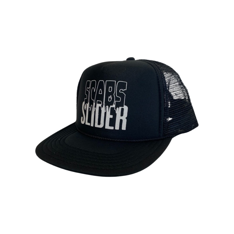 SCABS SLIDER HAT – BLACK/BLACK Halloween Horror Series
