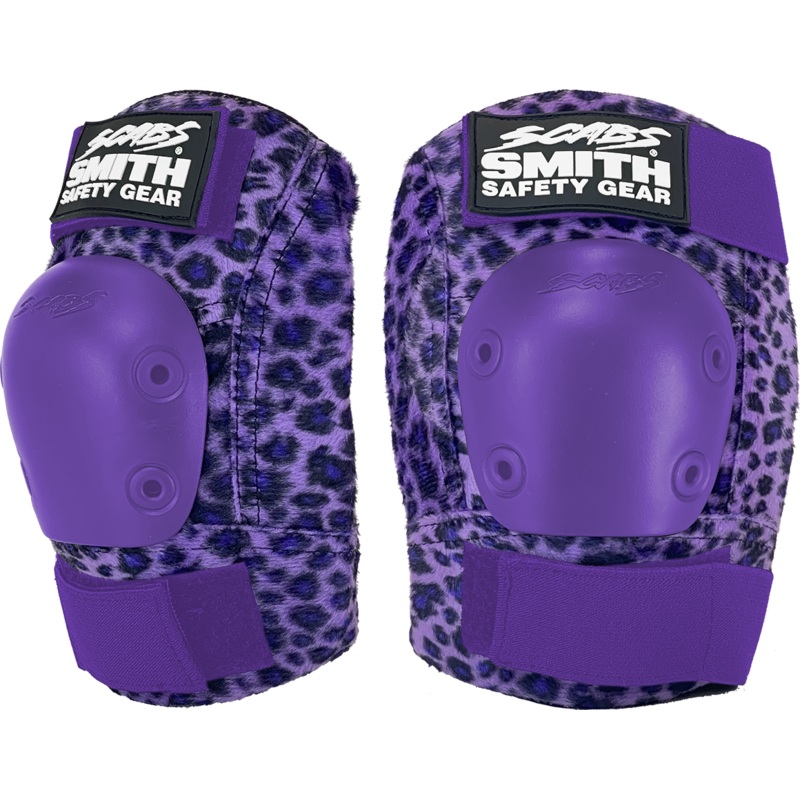 Scabs Urban Elbow Pad Set- Purple Leopard