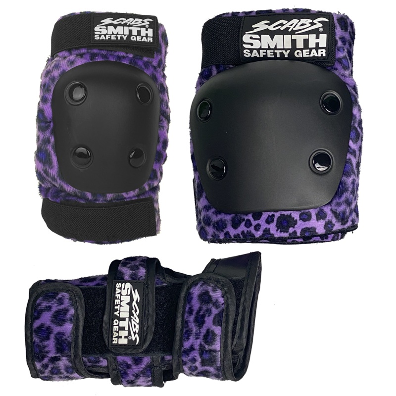 Smith Scabs – Youth 3 Pack -Purple Leopard