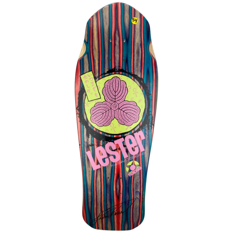 Tracker Lester Kasai Signed Oak Leaf Swirl -#54 Limited Deck – 10 3/8″ x 30.5″