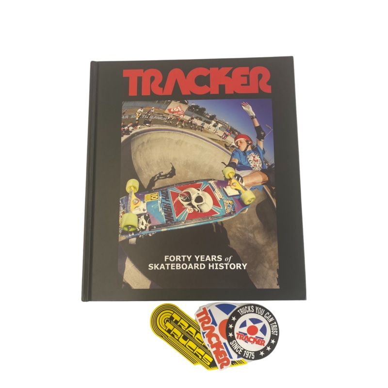 TRACKER TRUCKS FORTY YEARS of SKATEBOARD HISTORY Signed by Larry Balma