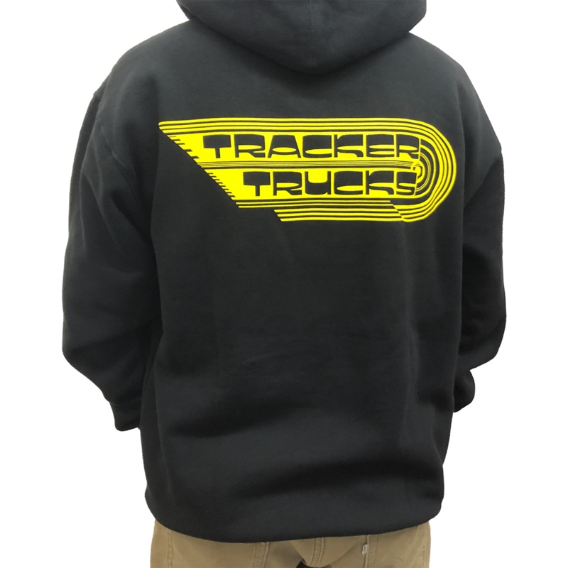 Tracker Trucks-Wings Men’s Hoodie- Blk/Yel